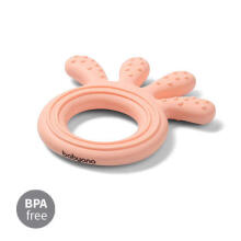 826/01 Silicone teether OCTOPUS PINK