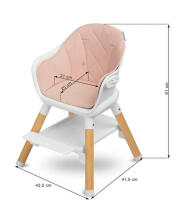 BRAVO HIGH CHAIR GREY
