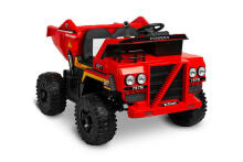 BATTERY VEHICLE TOY TIPPER TRUCK TANK RED