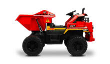 BATTERY VEHICLE TOY TIPPER TRUCK TANK RED