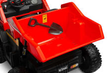 BATTERY VEHICLE TOY TIPPER TRUCK TANK RED