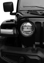 OFF-ROAD BATTERY VEHICLE JEEP RUBICON BLACK