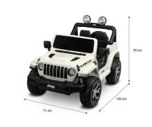 OFF-ROAD BATTERY VEHICLE JEEP RUBICON BLACK