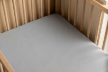 WATERPROOF SHEET JERSEY GRAY 120x60