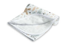 MUSLIN BLANKET GLADE / WHITE 80x100cm