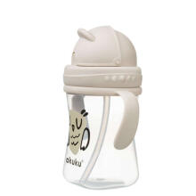 Akuku Bottle with handles Art.A0204 Pudele Krūze ar salokāmo salmiņu un ergonomiskiem rokturiem 300ml