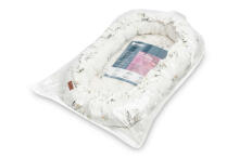 BABY NEST VELVET 80X45 OLIVE CREAMY
