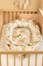BABY NEST VELVET 80X45 PEONY PEACH