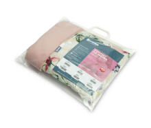 VELVET TROLLEY SET WITH FLOUNCE MAGNOLIA PINK