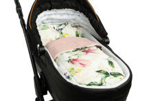 VELVET TROLLEY SET WITH FLOUNCE MAGNOLIA PINK