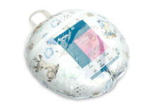 PILLOW FOR FEEDING VELVET STROLL BLUE