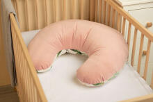 PILLOW FOR FEEDING VELVET MAGNOLIA PINK