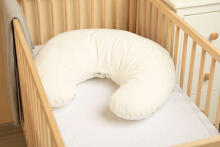 PILLOW FOR FEEDING VELVET OLIVE CREAM