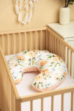 PILLOW FOR FEEDING VELVET PEONY PEACH