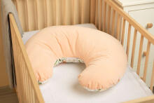 PILLOW FOR FEEDING VELVET PEONY PEACH