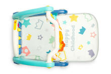 2IN1 WALKER WITH MUSIC MAT BLUE