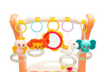 2IN1 WALKER WITH MUSIC MAT PINK