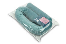 COT BUMPER ROLLER VELVET EMERALD