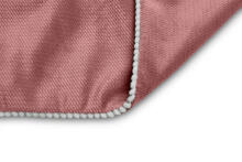 VELVET BLANKET DIRTY PINK 75X100