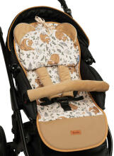 DELUXE VELVET STROLLER INSERT - BUNNY AND BEAR
