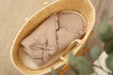 MUSLIN CONE WRAP BEIGE 90x90