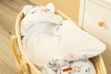 ROMPER BAG FOR CAR SEATS AND PRAMS DEERS WHITE
