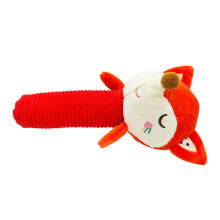 A0643 RATTLE SQUEAKER FOX PLUSH