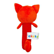 A0643 RATTLE SQUEAKER FOX PLUSH