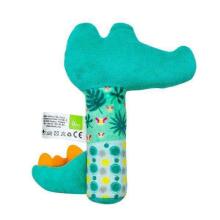 A0644 RATTLE SQUEAKER CROCODILE PLUSH