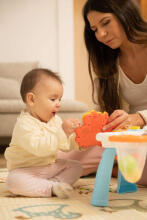 PUSHER-TABLE 2IN1 SPARK PINK