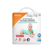A0500 Disposable hygienic underpad (15 pcs, 40 x 60 cm)