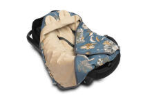 Velvet carry-cot swaddle blanket – MOROCCO BEIGE