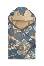 Velvet carry-cot swaddle blanket – MOROCCO BEIGE