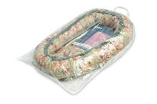 Velvet Baby Nest/baby Cocoon – SQUARE GREEN