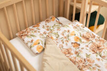 VELVET COT SET SQUARE BEIGE