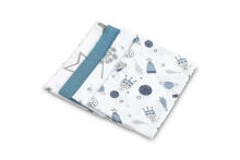 Spit up diaper 4 pieces packaging – blue