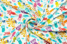 BAMBOO DIAPER - OCTOPUS 75x75