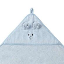 1553/02 BATH WEAR. BAMBOO 100 X 100 BLUE