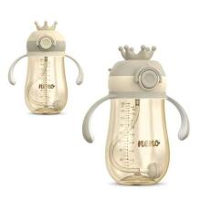 4421 MIO2 BOTTLE WITH STRAW, CREAM