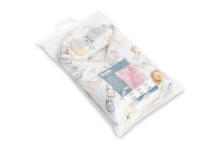 MUSLIN CARRY-COT SWADDLE BLANKET - ZODIAC GREY