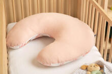 MUSLIN PILLOW FOR FEEDING - FAIRY PINK