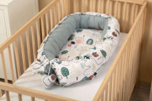 BABY NEST MUSLIN - EMERALD HEDGEHOG