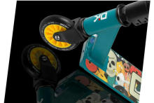Skrejritenis SOKE GO! (1543) Yellow/Blue (Skull) 100mm