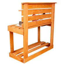 Ikonka Art.KX3645 Backyard mud kitchen with wooden accessories