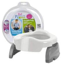 Potette Plus Potty Travel 2 in 1 Art.168064 Grey Сидение для унитаза/горшок