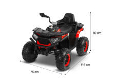 BATTERY VEHICLE QUAD GIGANT PINK