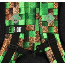 Ikonka Art.KX3760_2 Stright Pixel Cubes skolas mugursoma