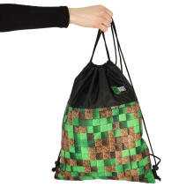 Ikonka Art.KX3760_1 Pixel Cubes children's shoe bag