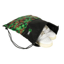 Ikonka Art.KX3760_1 Pixel Cubes children's shoe bag