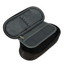 Ikonka Art.KX3762_1 Polsterēts maisiņš penālis ar atloku Shiny Snake